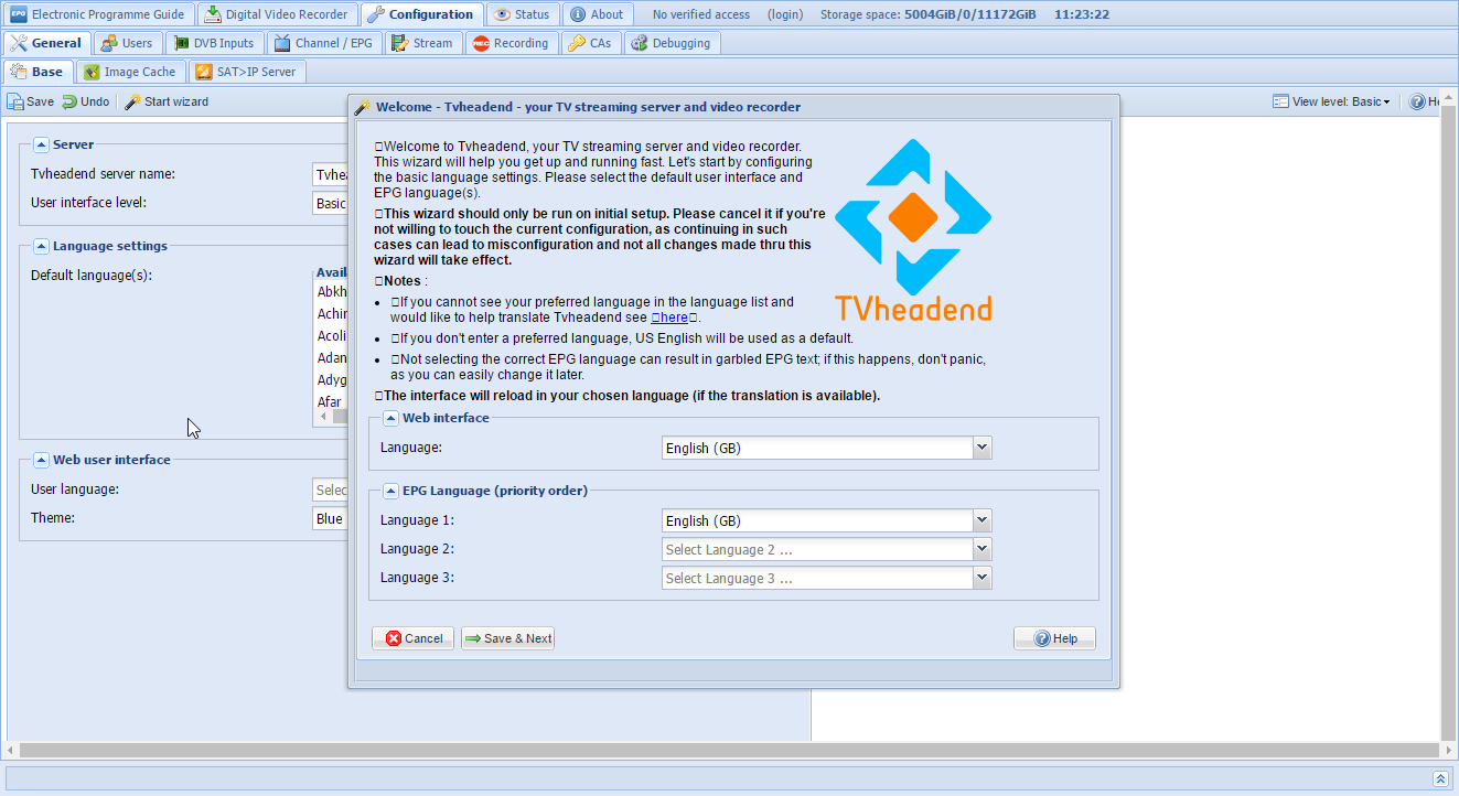 How to set up Tvheadend with your DVB-T2 receiver