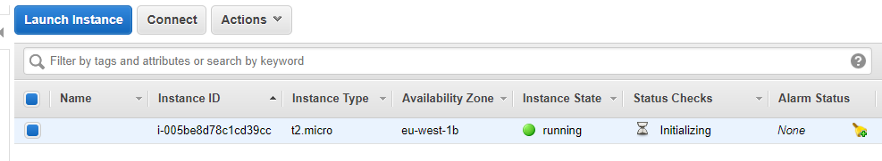 Initialising Instance